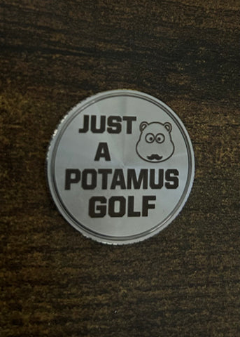 Just A Potamus Ball Marker